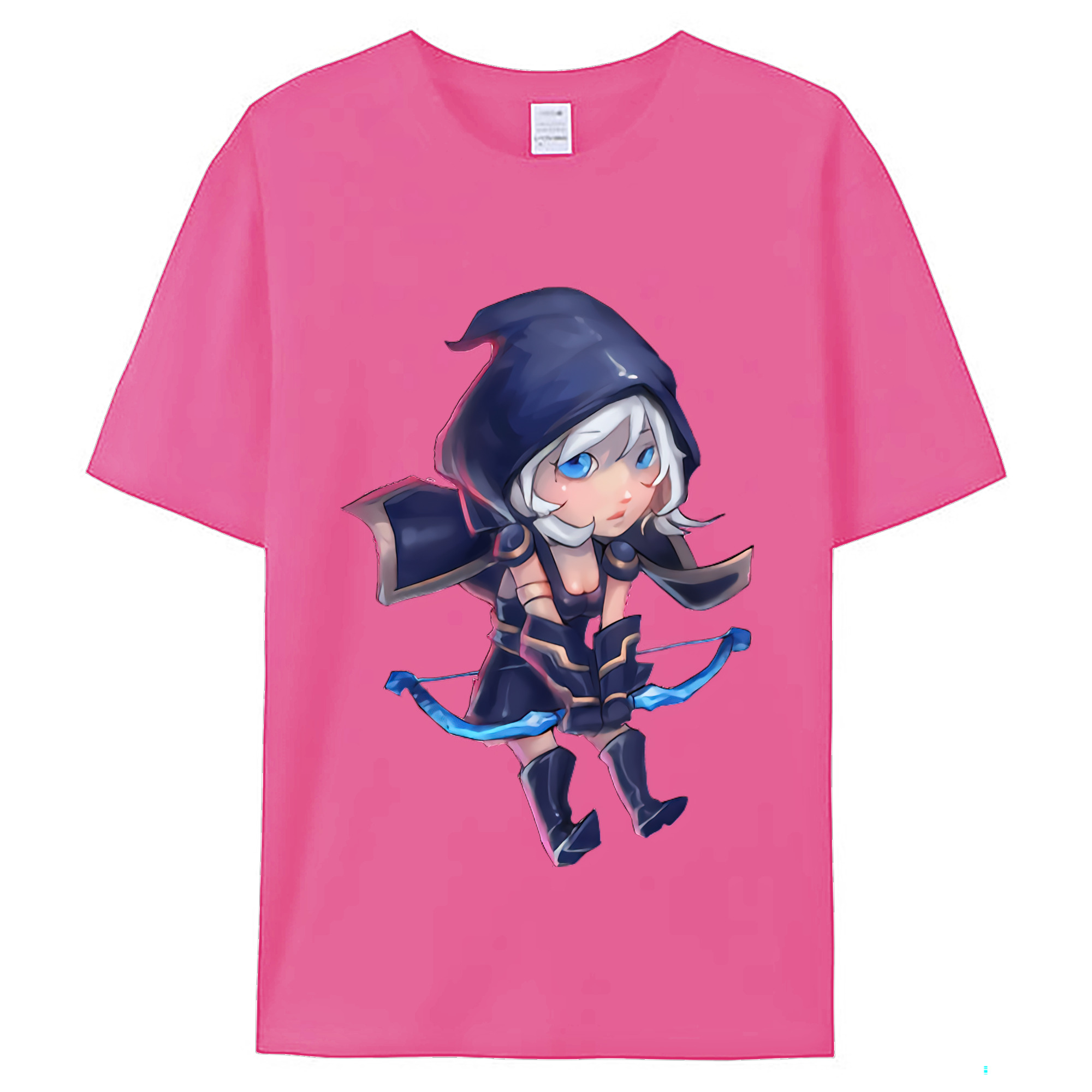 （画像用） リーグ・オブ・レジェンド League of Legends LOL レディースカジュアルプリントTシャツ（綿100％）